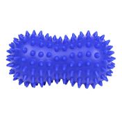 Топка масажна двойна MAXIMA, С форма на фъстък, 13х7 см, Плътна, Светлосиня /31068204/