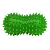 Топка масажна двойна MAXIMA, С форма на фъстък, 13х7 см, Плътна, Зелена /31068202/