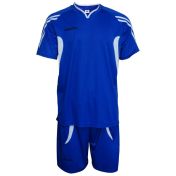 Екип за футбол/ волейбол/ хандбал фланелка с шорти -  син с бяло MAXIMA, Размер M /40014201/