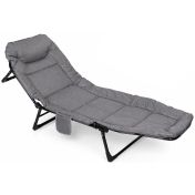 Сгъваемо легло - шезлонг, 2 в 1 MAXIMA, 196 см /600217/