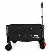 Сгъваема количка за пренасяне на плажни принадлежности и къмпинг оборудване, 68х40хH48 см /600707/