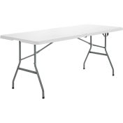 Сгъваема маса за кетъринг, пикник, градина и къмпинг MAXIMA, От HDPE и стомана, 180х74хH73 см /600706/