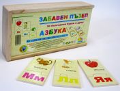 Пъзел Азбука, Дървен /270166/