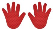 Ръце (длани) за маркиране при игри MAXIMA, Чифт, Червени /30020404/