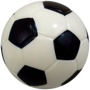 Топка от мека пяна за футбол, хандбал, народна топка MAXIMA, 15 см, Бяла /20071101/
