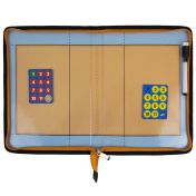 Дъска треньорска, сгъваема, за волейбол MAXIMA, Комплект с магнити и маркер с гъба /20084302/