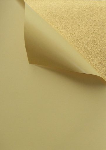 Златно - сребърен самозалепващ лист, комплект с лист прозрачно фолио, A4 /000190/