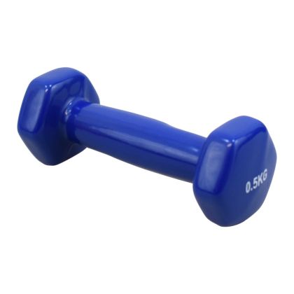 Гира 0.5 кг MAXIMA, С винилово покритие, Синя /20020404/