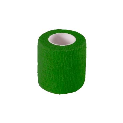 Лента за фиксиране на футболни кори и чорапи MAXIMA, Ширина 50 мм, Дължина 4.50 м, Зелена /49004602/