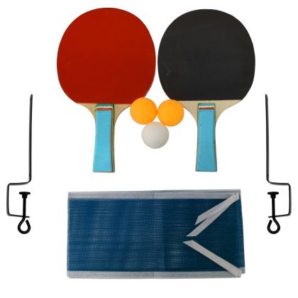 Хилки за тенис на маса MAXIMA, Комплект 2 броя с 3 топчета, мрежа и стойки /200315/