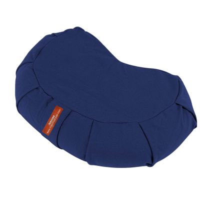 Възглавница за медитация полумесец (полузафу) MAXIMA, 40x26x15 см, Син /30008203/