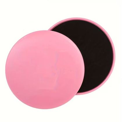 Плъзгащи дискове за фитнес – 2 броя слайдъри за корем и цялото тяло, Розови /30008902/