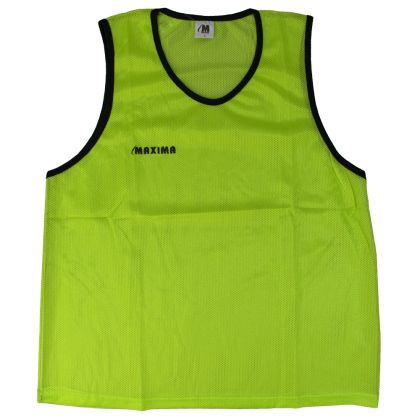 Тренировъчен маркировъчен потник MAXIMA, За юноши, Електриково зелен, M /40010802/