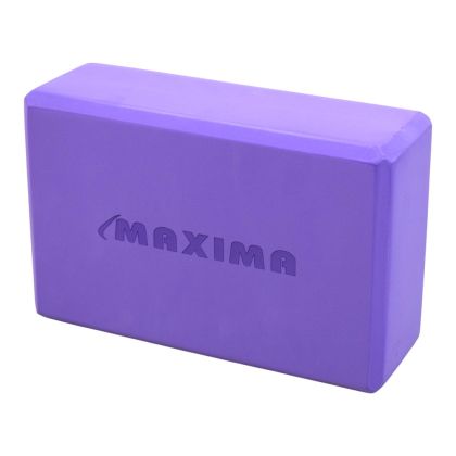 Йога блок MAXIMA, 23х15х8 см, Изработен от EVA, Лилав /30001502/