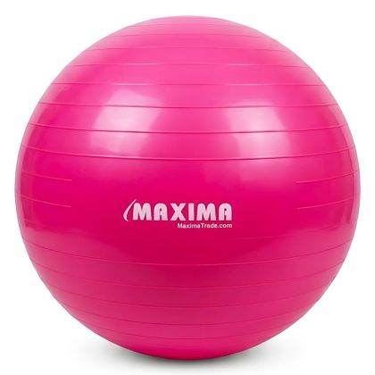 Гимнастическа топка MAXIMA, 80 см, Гладка, Розова /31066302/