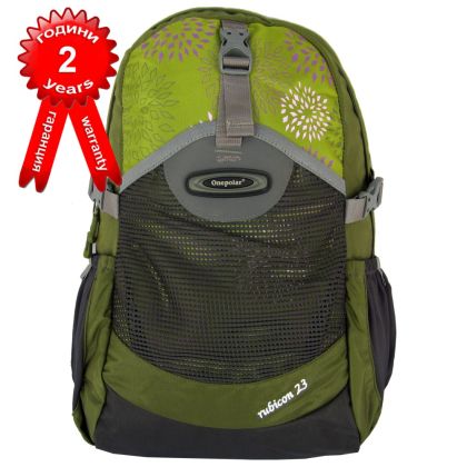 Backpack ONEPOLAR, with school supplies gift, Green, 2-year warranty /PO158101/