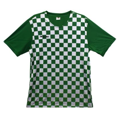 Football / Volleyball / Handball kit (shirt and shorts) MAXIMA, Green with White, size 2XL /40064004N/