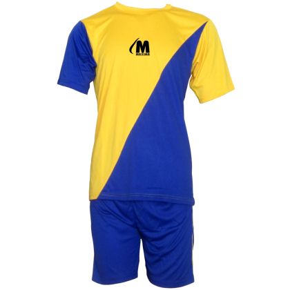 Football / volleyball / handball kit, jersey with shorts - Dark Blue with Yellow, MAXIMA, L /40016503/