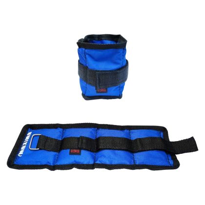 Pair of wrist and ankle weights MAXIMA, 1 kg (2 x 0.5 kg) /200233/