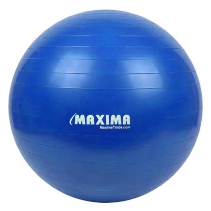 Гимнастическа топка MAXIMA, 75 см, Гладка, Синя /31066204/