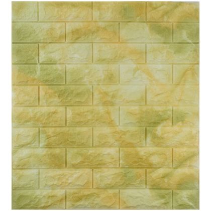 Decorative 3D wall panel 69 x 77 cm, self-adhesive, Tobacco /51000502/