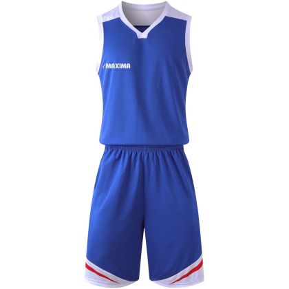 Basketball kit MAXIMA, Blue with White and Red, size 30 /40024101/