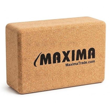 Корков йога блок MAXIMA, 23х15х8 см, 690 г /300001/