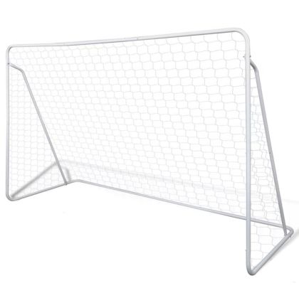 Soccer goal MAXIMA, 240x150x90 cm, foldable, with net and pegs /300601/
