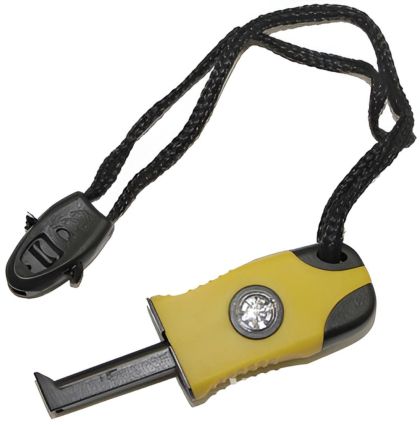 Survival kit magnesium fire starter compass and whistle /600328/