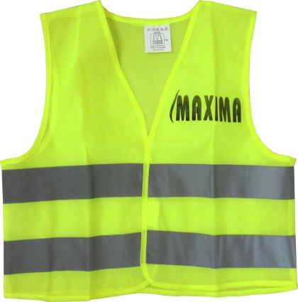 Reflective vest for adults - Yellow, MAXIMA, 3XL /40015203/