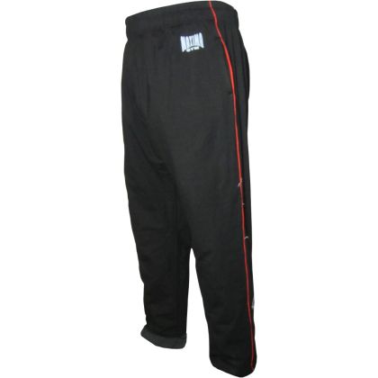 Fitness pants (bottom), black with red trim, size 2XL /40040906/
