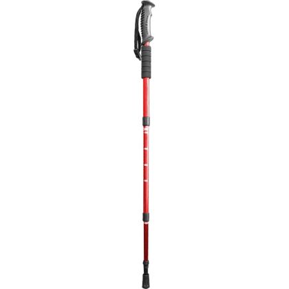 Trekking pole MAXIMA, telescopic, up to 135 cm, Red /60030003/