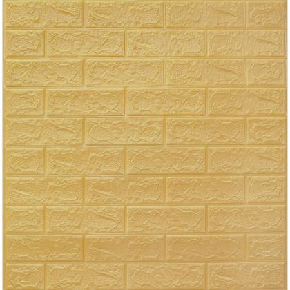 Decorative 3D wall panel MAXIMA, 70 x 77 cm, self-adhesive, Beige /51000201/
