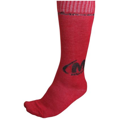 Football socks - knee socks MAXIMA, size 36-40, Red /42060004/
