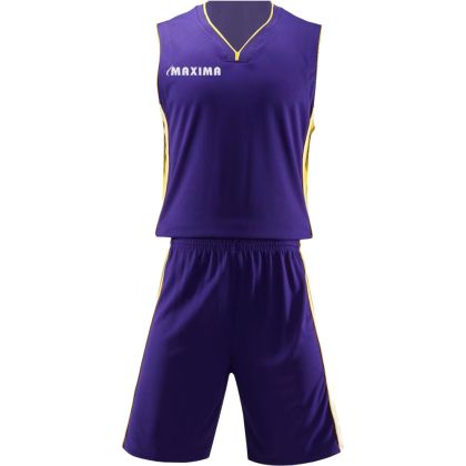 Basketball kit MAXIMA, Purple with Yellow, size 32 /40024202/