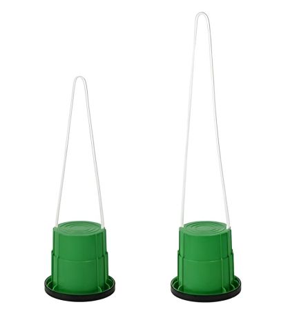 Skittles with anti-slip base MAXIMA, set of 2, Green /50095102/