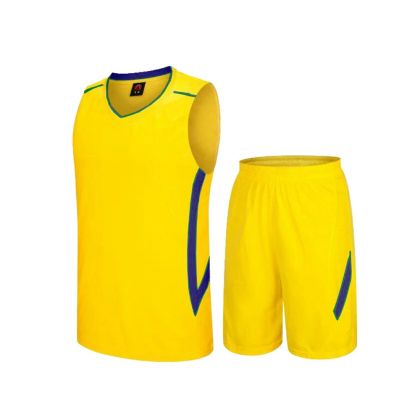 Basketball kit MAXIMA, Yellow with Blue, size 24 /40023501/