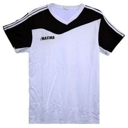 Football / volleyball / handball kit - White with Black, MAXIMA /40010103N/