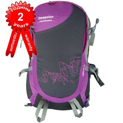 Hiking backpack PERFORMANCE ONEPOLAR, Purple, 2-year warranty /PO153601/