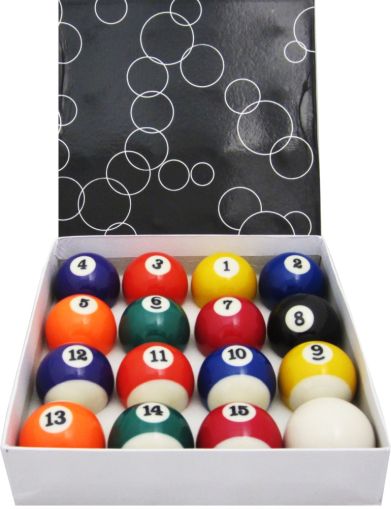 Billiard balls set MAXIMA, 16 pcs /300060/