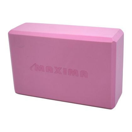 Йога блок MAXIMA, 23х15х8 см, Изработен от EVA, Розов /30001503/