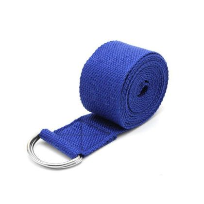 Yoga strap MAXIMA, 180x3.8 cm, Blue /40005007/