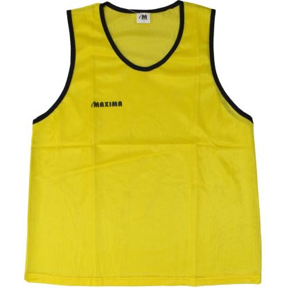 Training marker bib, for youth - Yellow, MAXIMA, L /40010804/
