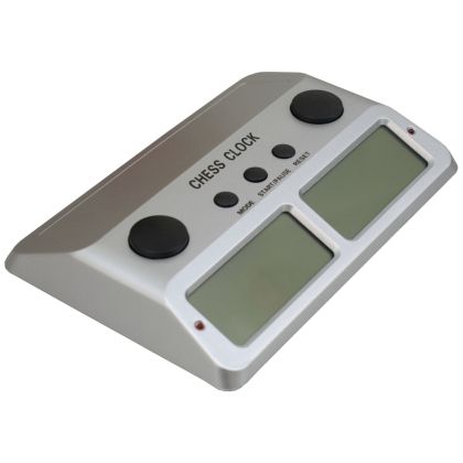 Electronic chess clock and timer for games MAXIMA, Grey /27079101/