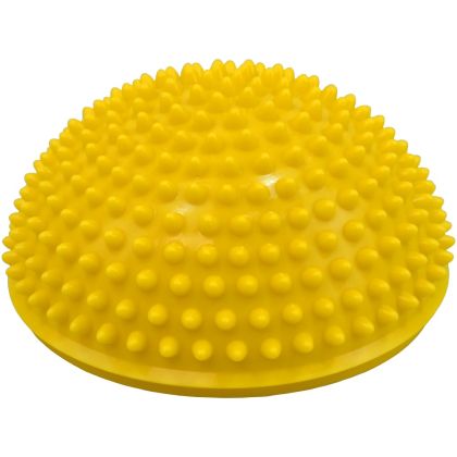 Balance massage half sphere MAXIMA, Ø16.5 cm, Yellow /20071001/