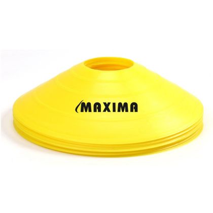 Конус за маркиране (шапка, паница) MAXIMA, Жълт /20081901/