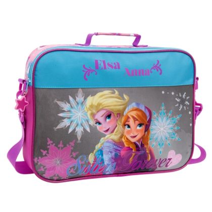 Чанта за рамо Disney Frozen - Елза и Анна от Замръзналото кралство, 38х27х7 см /150729/