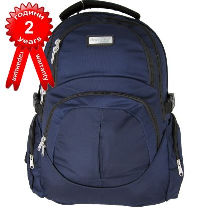 Раница за лаптоп  с 2 г. гаранция ONE POLAR, Синя /PO151502/
