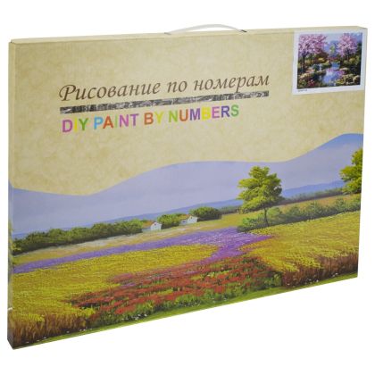 Комплект за рисуване по номера с платно 50х40 см, Модел 23 /27014623/