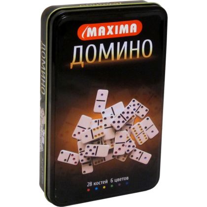 Домино в метална кутия MAXIMA /270759/